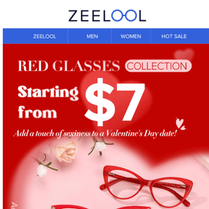 Red Glasses Collection, for head-turning looks