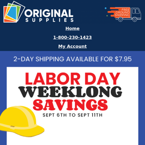 Last call for Labor Day Savings