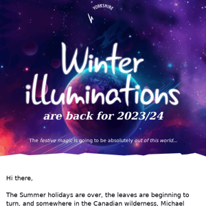 Winter Illuminations are back for 2023/24 ✨