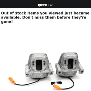 Availability Alert: Audi Engine Mount Kit - 034Motorsport 0345090050SDKT