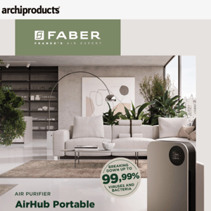 Faber Air Hub Gamma: air purifier and hood for the well-being of your home