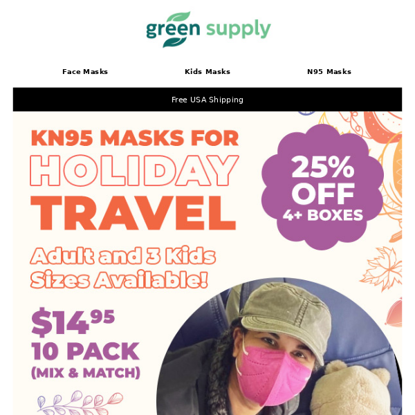 ✈️😷Cool KN95 Masks for Holiday Travel! Kids and Adults!