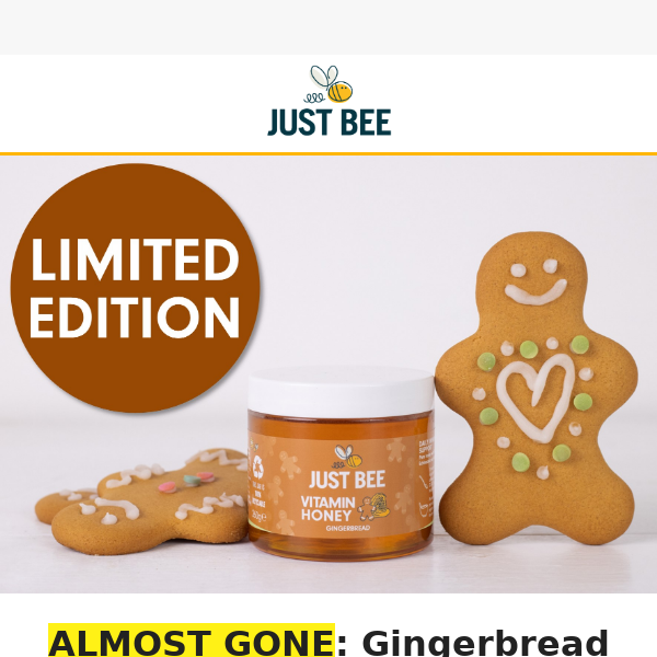 ALMOST GONE - Gingerbread Limited Edition!