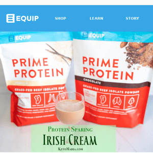 Protein Sparing Irish Cream Recipe ☘️💪