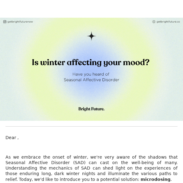 Is winter affecting your mood?