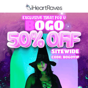 Get Spooky: BOGO 50% Off 👻