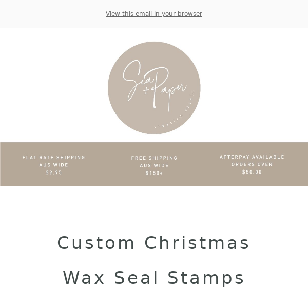 LAST CHANCE! To order your own Christmas Stamp 🎄