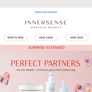 SURPRISE! Extended: Free Cosmetic Bag ❤️