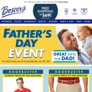 Shop Our Doorbusters For Dad