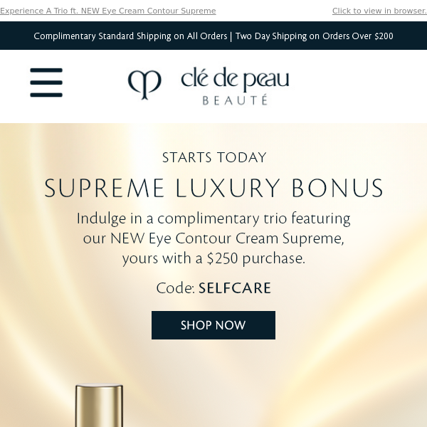 Starts Today: Supreme Luxury Bonus​
