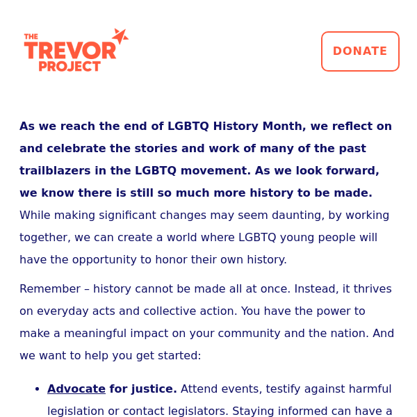 Help us make LGBTQ history happen now and always.