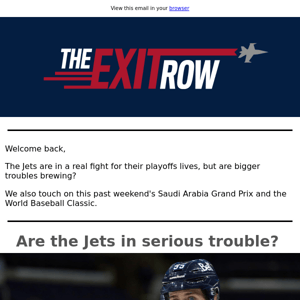 Are the Winnipeg Jets in trouble?