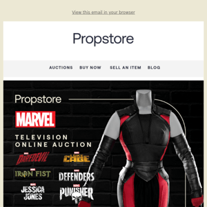 💥 Register Now for the Marvel Television Online Auction