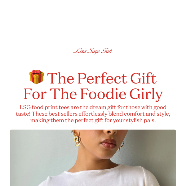 🎁Good Taste Gifts: Food Print Tees