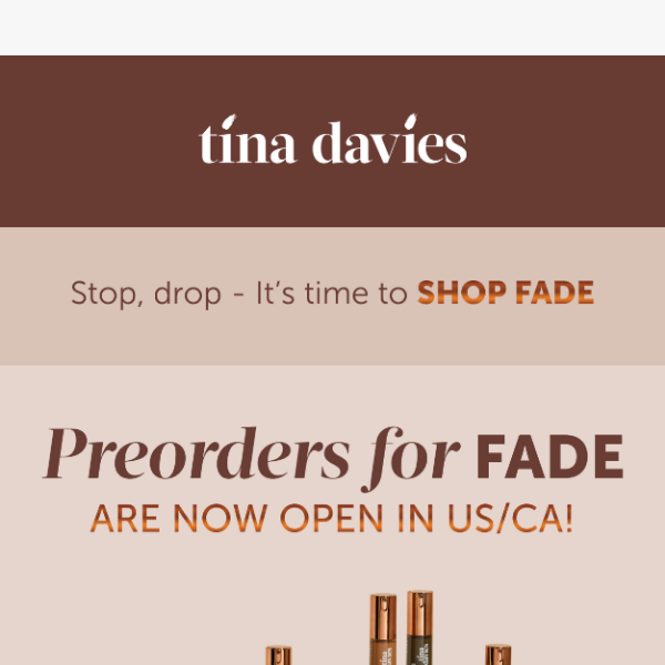 FADE preorders are NOW OPEN 🚨