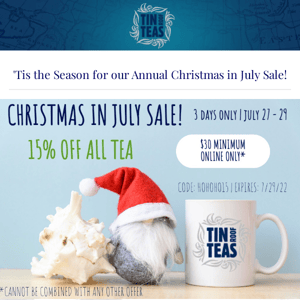 TRT: Annual Christmas in July Sale - Final Hours!