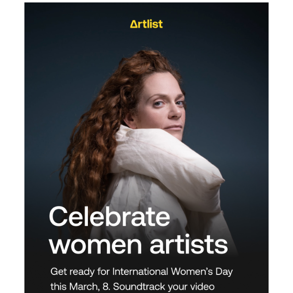 Artlist.io, get ready for International Women’s Day