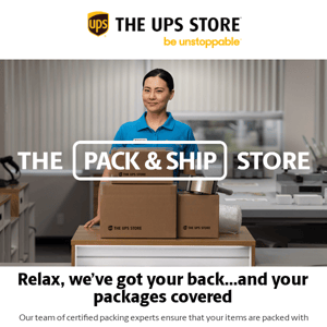 Get Peace of Mind with Pack and Ship Services