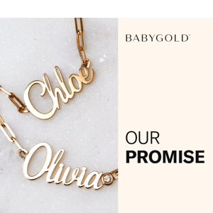 A Promise as Precious as Gold (+ 20% off)