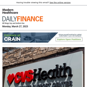 CVS-Signify Health deal to close | Wellvana Health rakes in $84M