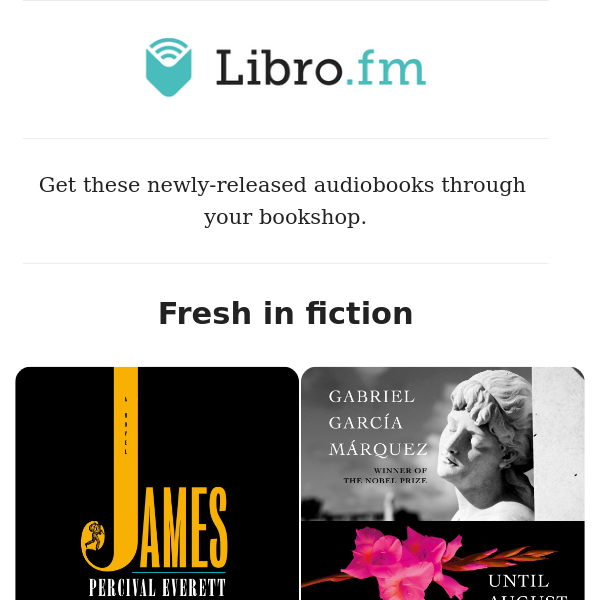 Newly Released Audiobooks 🆕