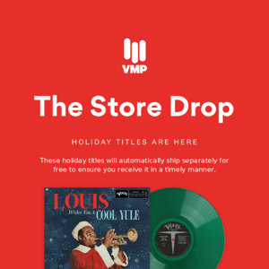The Store Drop featuring Louis Armstrong 🎁
