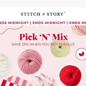 Ending Soon 🍬 Pick 'N' Mix Yarn Sale