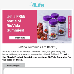 RioVida Gummies Are Back! 🍇😋 