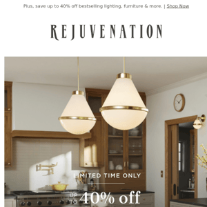 Win-win: Our bestselling Carson Lighting Collection supports Habitat for Humanity