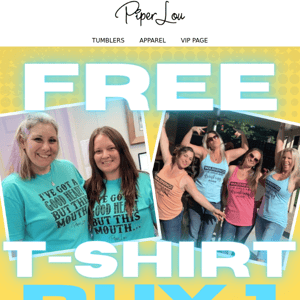 FREE T-Shirt Coupon 🎟