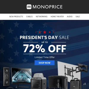 President's Day SALE | Up to 72% OFF