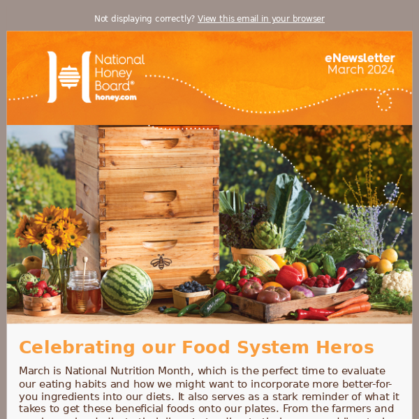 Celebrating our Food System Heros 🐝
