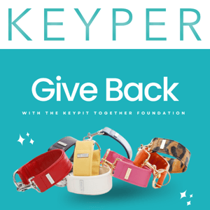 Give back and save with KEYPER.  🔑