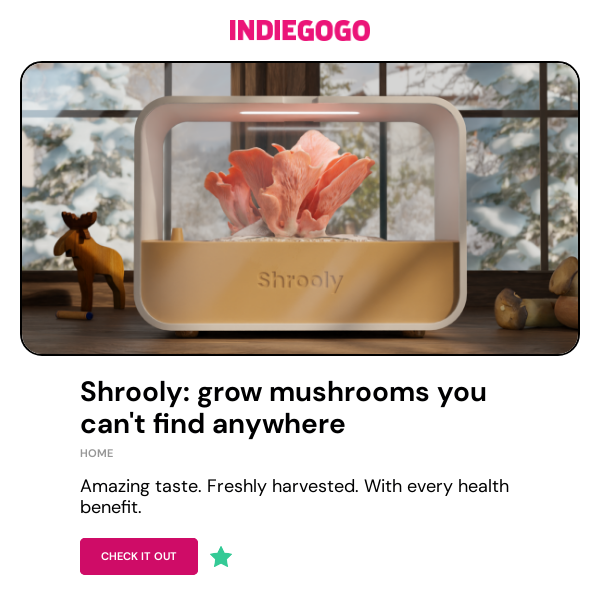 Eat healthier at home with this easy-to-use mushroom grower