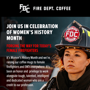 👩‍🚒 We Raise Our Mugs To Trailblazing Women