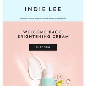 Brightening Cream is BACK