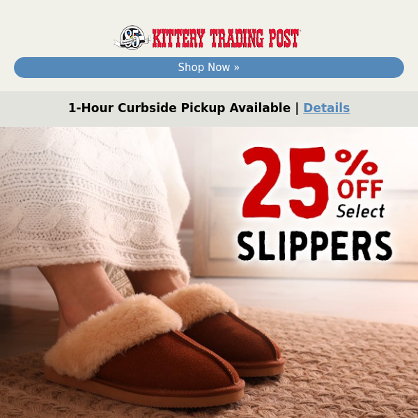 On Sale Now: Cozy & Warm Slippers!