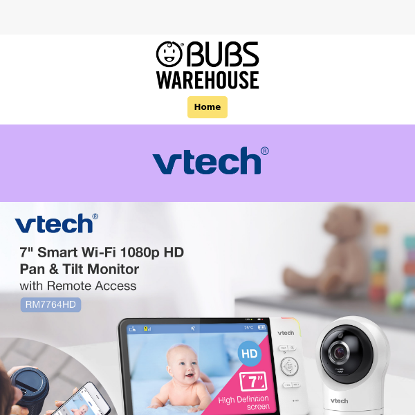 ergoPouch + VTech NOW AT BUBS!! ❤️