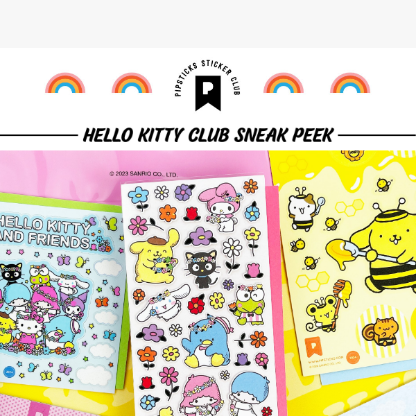 🎀Sneak Peek Time! Hello Kitty Club pack!🎀