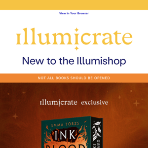 Ink Blood Sister Scribe have dropped in the Illumishop