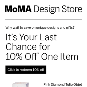One of Your Beautiful Designs Is Still 10% Off