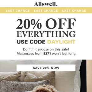 🔔Mattresses from $271 ends tonight