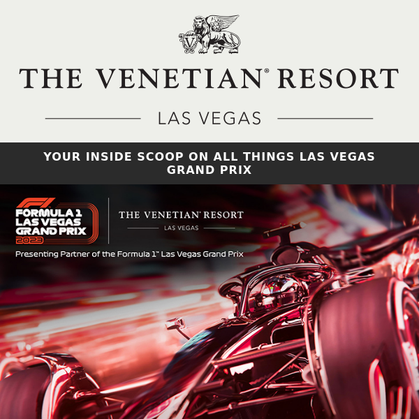 Book Now: Las Vegas Grand Prix Suite & Race Ticket Package