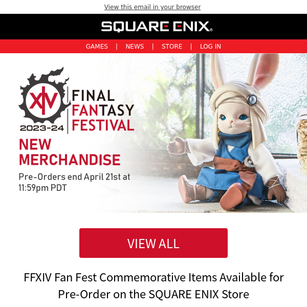 New FFXIV Fan Fest Commemorative Items Available for PreOrder