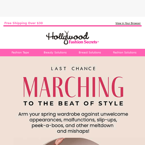Marching to the Beat of Style Save 30% on Fashion Solutions! 🌸