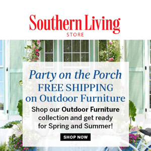 A party on the porch is calling!