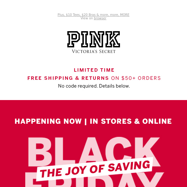 FREE Tote & Blanket for Black Friday - Victorias Secret PINK
