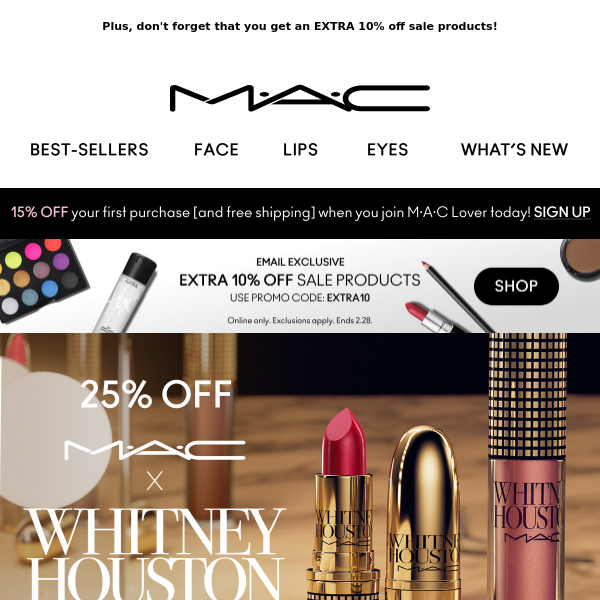 MAC Cosmetics x Whitney Houston Collection: Shop the Product