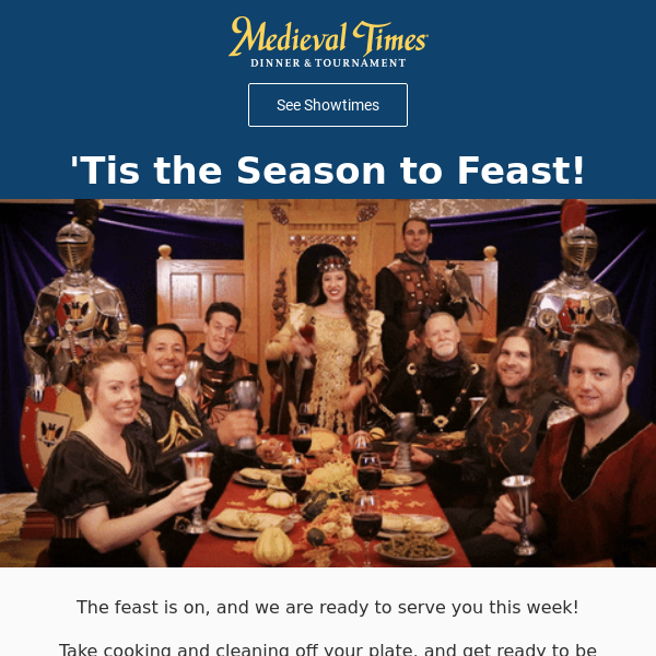 'Tis the Season to Feast! 🍗🏰