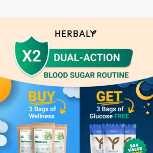 Buy 3, Get 3 FREE on Blood Sugar Combos✨